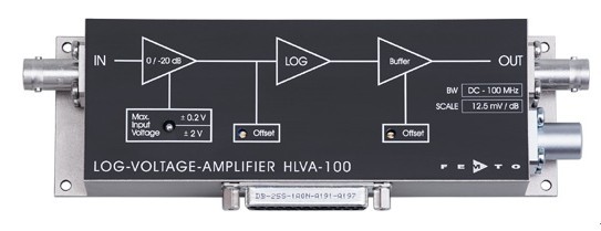 HLVA-100對(dui)數(shu)的(de)帶(dai)寬電壓(ya)放(fang)大器(qi)